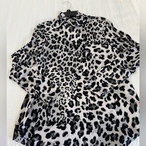 Leopard Print Women's Top